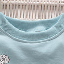 Boys Baby Cute O-Neck Sweatshirt Cute Animal Warm Casual Tops (Blue 18-24M)