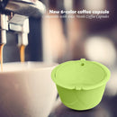 Stainless Steel Reusable Coffee Capsule Cup Filter for Dolce Gusto (Green)
