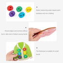 Beads Lacing Board Wooden Toys Kindergarten Montessori Educational Toys for Kids