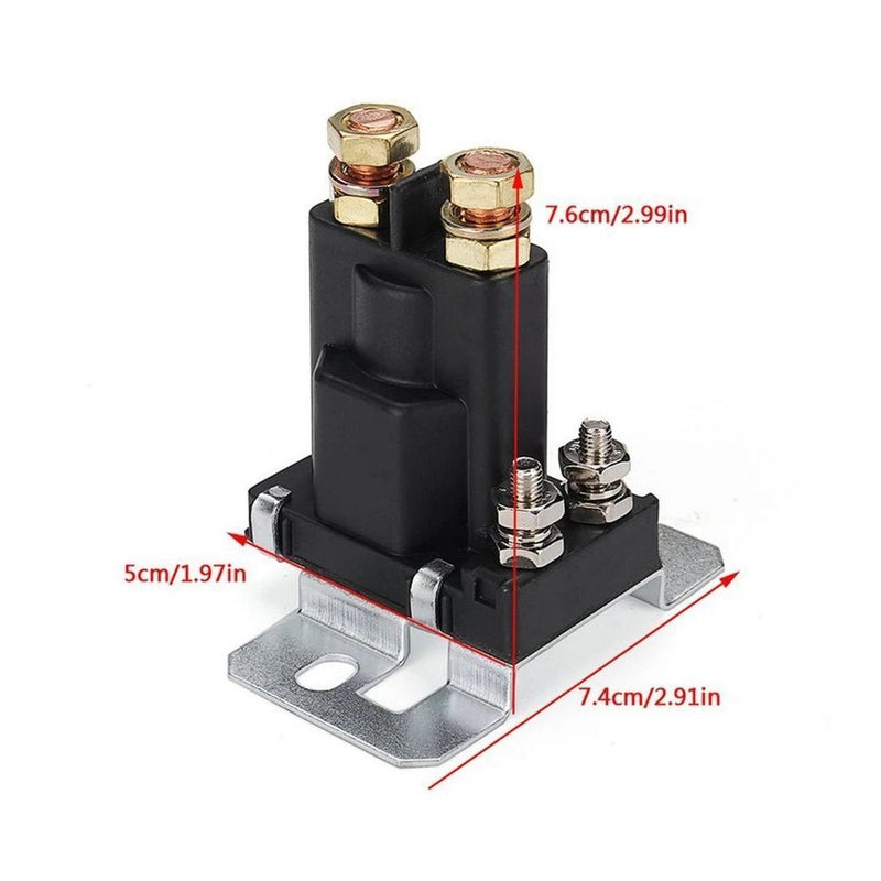 Dual Battery Isolator 12V AMP 500A Relay On/Off Power Switch Car Starter