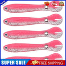 5x 10cm 6g Bionic Loach Fishing Lures Artificial Crankbait Soft Bait (Pink)