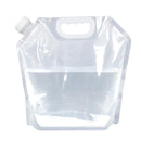 PVC Transparent Water Storage Container Collapsible Water Bags (5 + 5L) Newly