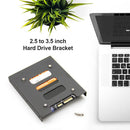 10x 2.5 inch to 3.5 inch SSD HDD Mounting Adapter Hard Drive Holder Bracket