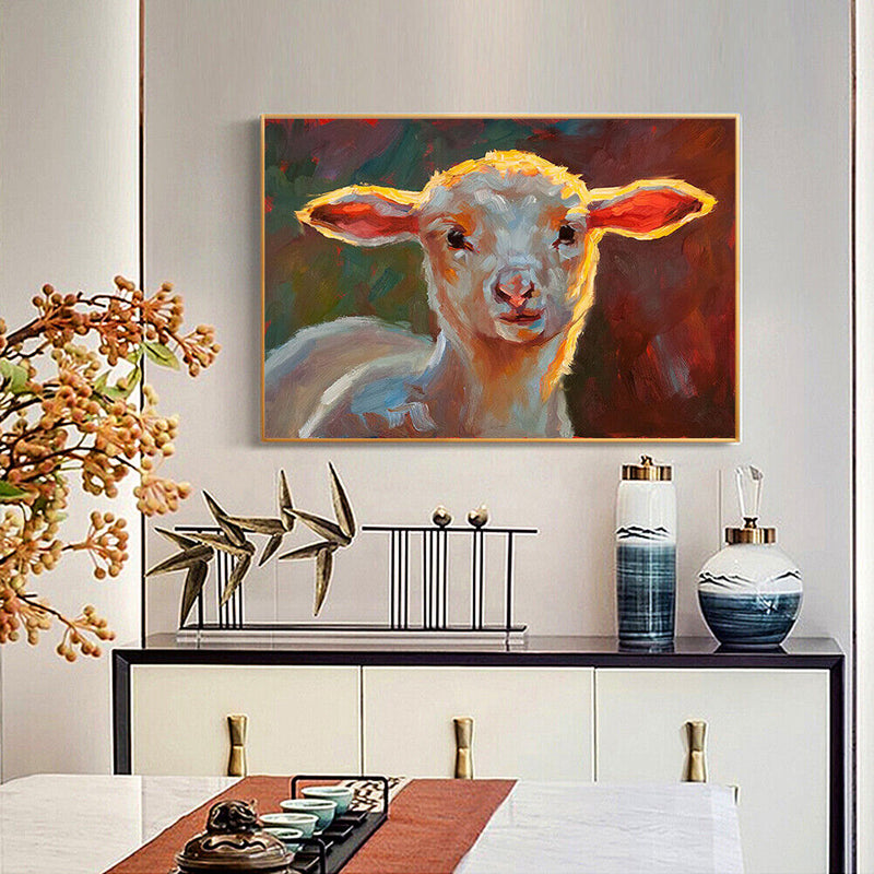 Oil Paint By Numbers Animal Set Coloring Picture Digital Drawing