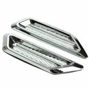 2pcs Universal Cars SUV Air Flow Fender Side Vent Decoration G3J9 A1L9 F M7C8