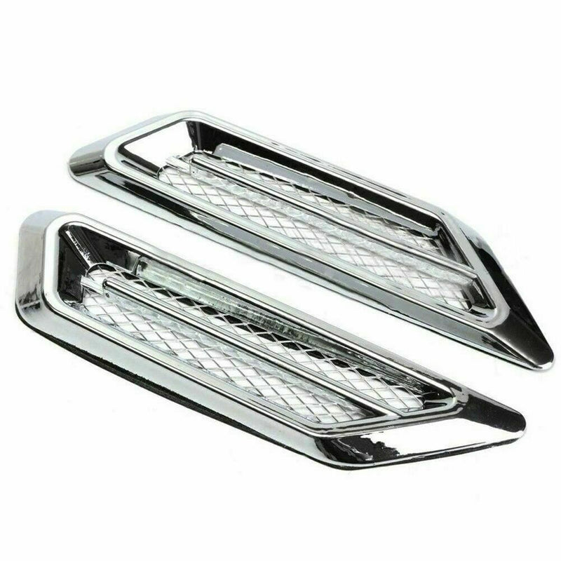 2pcs Universal Cars SUV Air Flow Fender Side Vent Decoration G3J9 A1L9 F M7C8