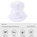 Cycling Camping Neck Tube Scarf Ice Silk Outdoor Running Bandana (white)