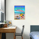 5D Kit Rhinestone Pictures DIY Sunny Beach Full Round Drill Art Diamond Paint