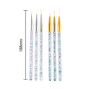 Handheld Nail Tips Carved Pens Drawing Dotting Carved Manicure Pencil Househo