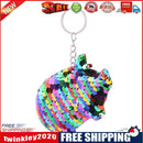 Sequins Pig Keychain Car Backpack Accessories Keyring Pendants (Multicolor)
