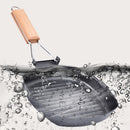 Breakfast Tools Foldable Handle Steak Skillet Pan Omelette Pot Non Stick Frypan