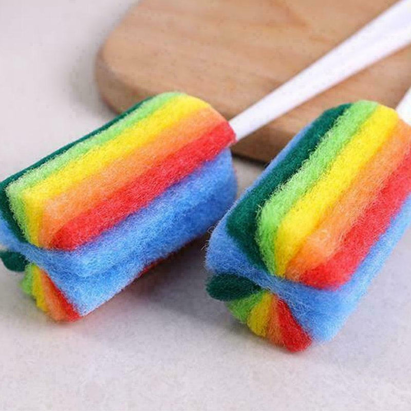 1* Bottle Sponge Brush Cleaner Kitchen Tool For Coffe Tea Cup CleaningA2X7 I7D6