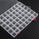 48-Compartment Transparent PP Plastic Fishing Lure Storage Box Container Newly