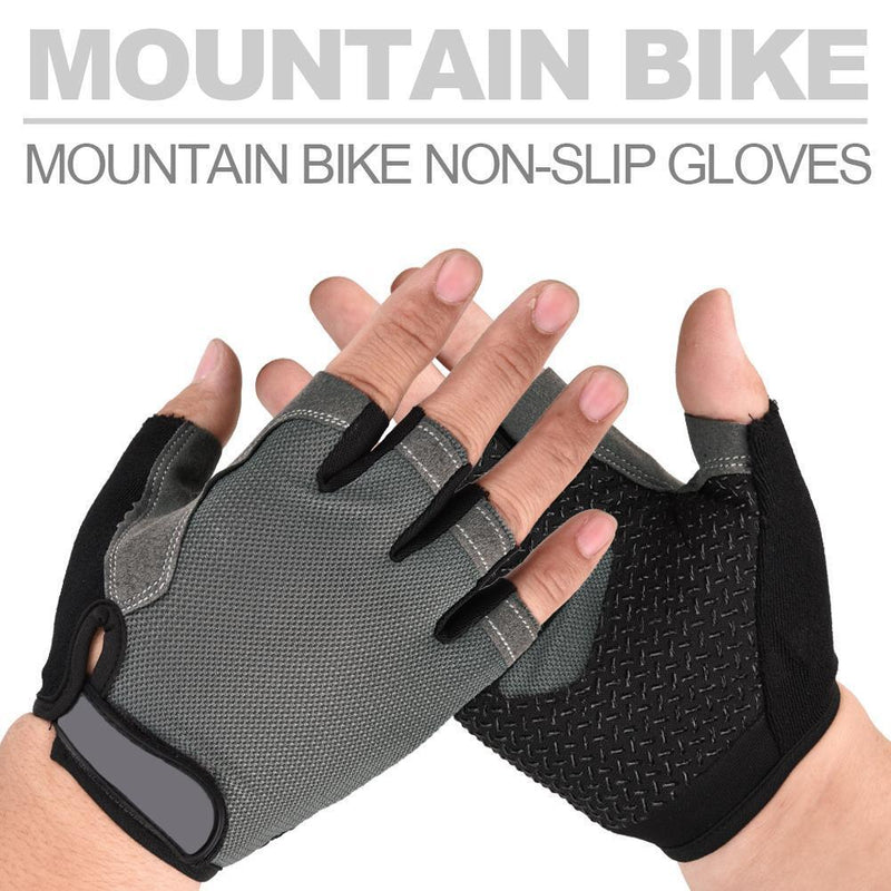Cycling Gloves Anti-slip Summer Breathable Sport Bike Bicycle Half Finger G