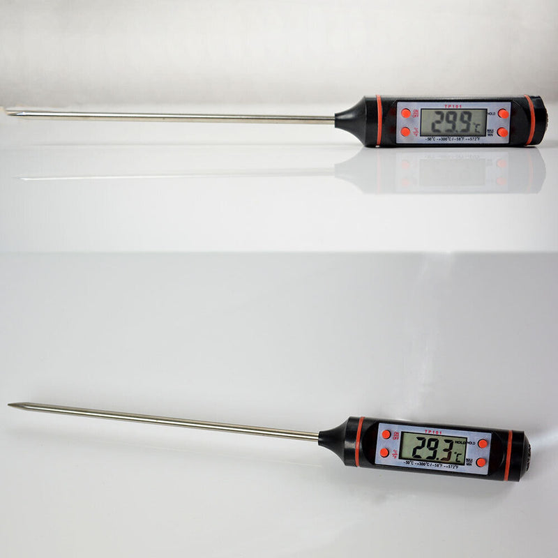 Barbecue Kitchen Thermometer BBQ Tools LCD Digital Cooking Probe Food Meat WFEU