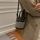 Female Leopard Pattern Shoulder Bag Women Zipper Mini Casual Top-Handle Bag