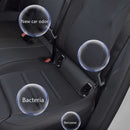 Solar/USB Charging Car Exhaust Fan Air Vent Conditioner Cooler Fans (Black)