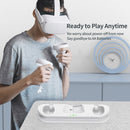Magnetic Charging Dock Holder Station Set VR Headset Handle Charger for Quest 2
