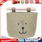 One Layer Pocket Canvas Storage Bag Back Door Wall Hanging Bag(Green)