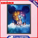 Disney Mickey Mouse Castle voller Kreuzstich 11CT DIY gedruckte Stickerei-Kits