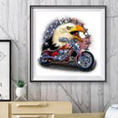 5D DIY Diamond Painting Motorcycle Eagle Embroidery Full Drill Cross Stitch Kits