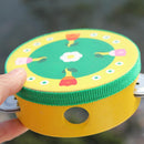 Educational Cartoon Musical Tambourine Beat Instrument Hand Drum Baby Toys Newly