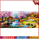 5D DIY Full Special Shaped Drill Diamond Painting Spring Bridge Embroidery