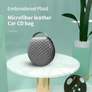 Portable CD DVD 20 Capacity Storage Case with Zipper Car Home Disc Organizer Bag