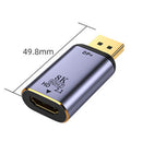 Plug and Play Converter 8K 60HZ HDMI-compatible Female to DP Male Adapter