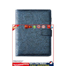 A6 Budget Binder Kit 6-Ring / PU Leather Money Organizer for Cash (Blue) Newly