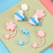 Drinking Dust Cap Silicone Straw Plug Cartoon Plugs Cover Cup Accessories