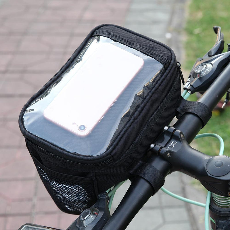 Touch Screen MTB Road Bike Bicycle Front Tube Handlebar Bag Phone Bag