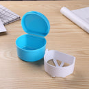 2 Layer Dental False Teeth Bath Box Dentures Storage Box Case Container