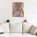 5D DIY Full Drill Diamond Painting Colorful Elephant Cross Stitch Mosaic