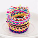 Wave Colorful Random Color Ponytail Holder Hairband Hair Rope Elastic Rubber