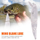1pc Minnow VIB Fishing Bionic Blank Bait Wobblers Plastic Hard Fishing Lure