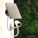 10W Solar Cells Charger 5V Portable Monocrystalline Solar Panels (Black) Newly