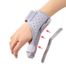 Thumb Splint Stabilizer with Wrist Support Carpal Adjustable Brace (Gray) Newly