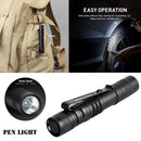 Torch with Clip Compact Pen light Super Mini Penlight Handheld Pen Flashlight