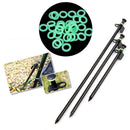 Night Light Outdoor Camping Fishing Rod Rings Tent Nail Ring Tents Accessories
