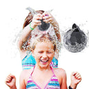 1pc Water Bomb Splash Balls Silicone Pool Reusable Water Balloon (Black)