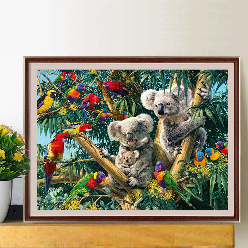 Koalas on Trees 5D DIY Diamond Painting Kits Full Square Drill Wall Decor Crafts