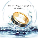 Stainless Steel Temperature Measurement Ring Mood Rings Thermometer Display