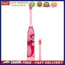 Children Auto Electric Toothbrush Ultrasonic Waterproof Tooth Brush (Pink)
