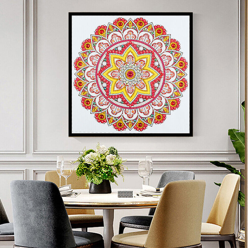 Special Shaped 5D DIY Diamond Painting Color Mandala Embroidery (HB015)