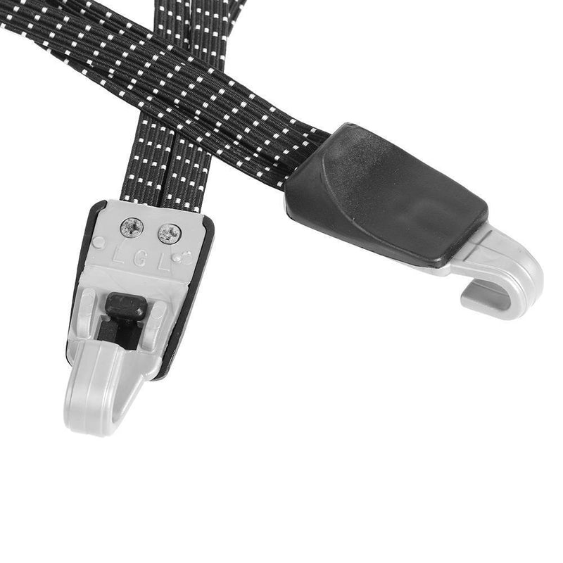 MTB Bike Luggage Elastic Band Rubber Cargo Straps Rope with Plastic hooks Newly