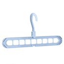 Clothes Wardrobe Hanger Hook Clothing Hanging Rack Shelf Organizer 10pcs