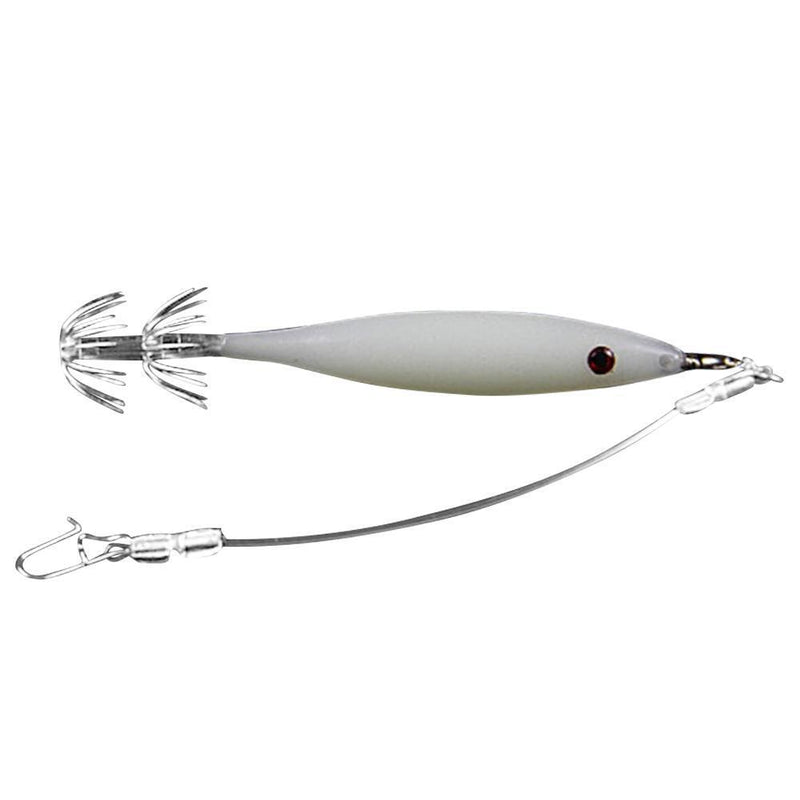 Squid Artificial Bait Jig Hook Octopus Cuttlefish Fishing Lure (Orange Sing