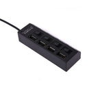 High-Speed 4-Port USB 2.0 Hub Splitter USB Charging Cable Dock Station Fast Charging