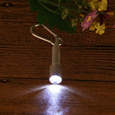 SilverPortable MiniHandy SportOutdoor LED Flashlight TorchLightCarabiner